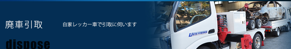 廃車　dispose